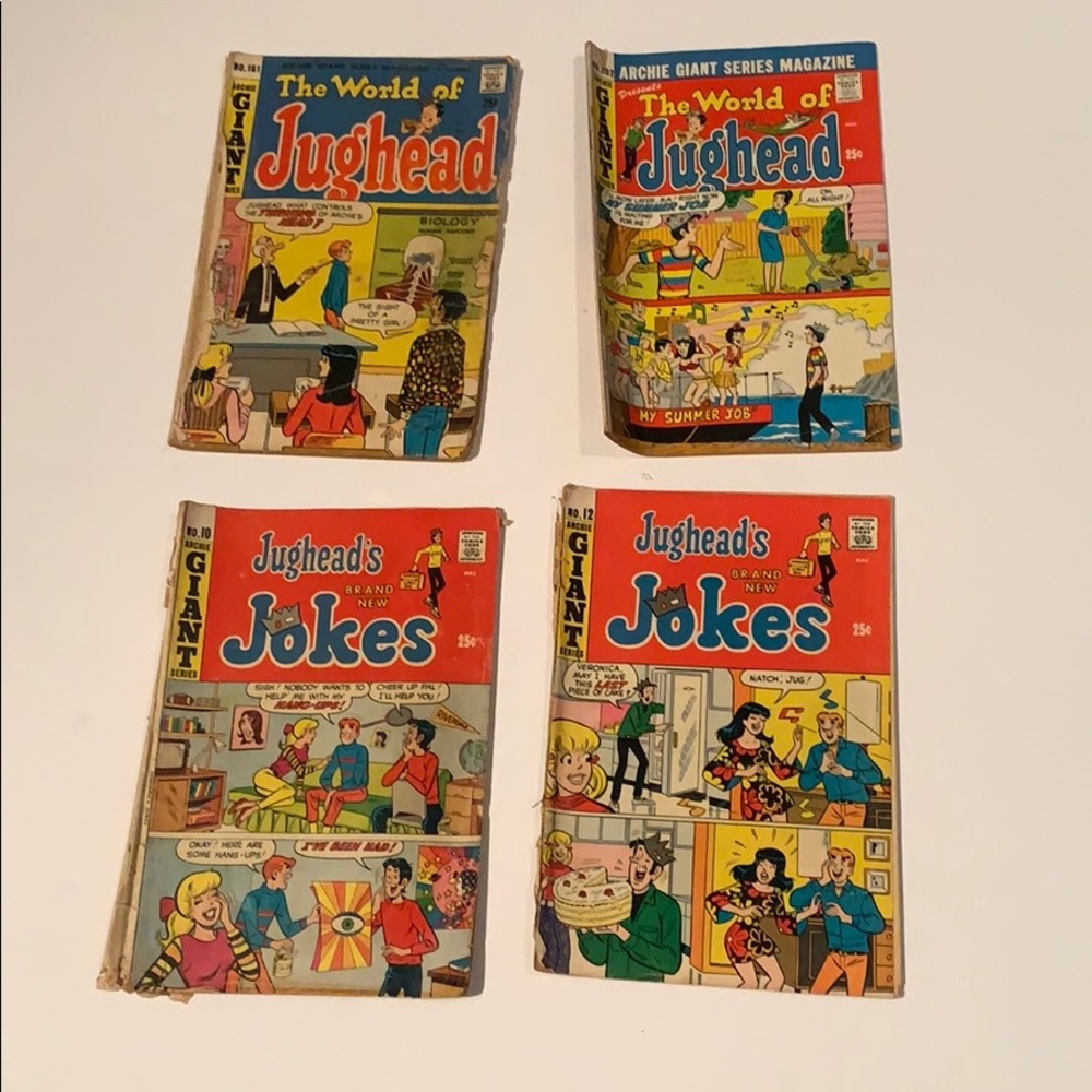 Vintage 60’s & 70’s Jughead Archie Comic Books